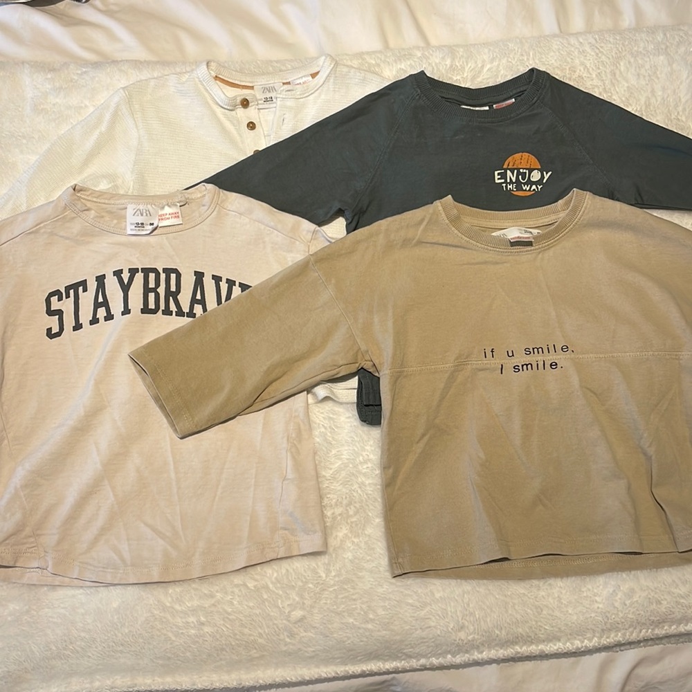 Bundle of Four Zara Long Sleeve Tees